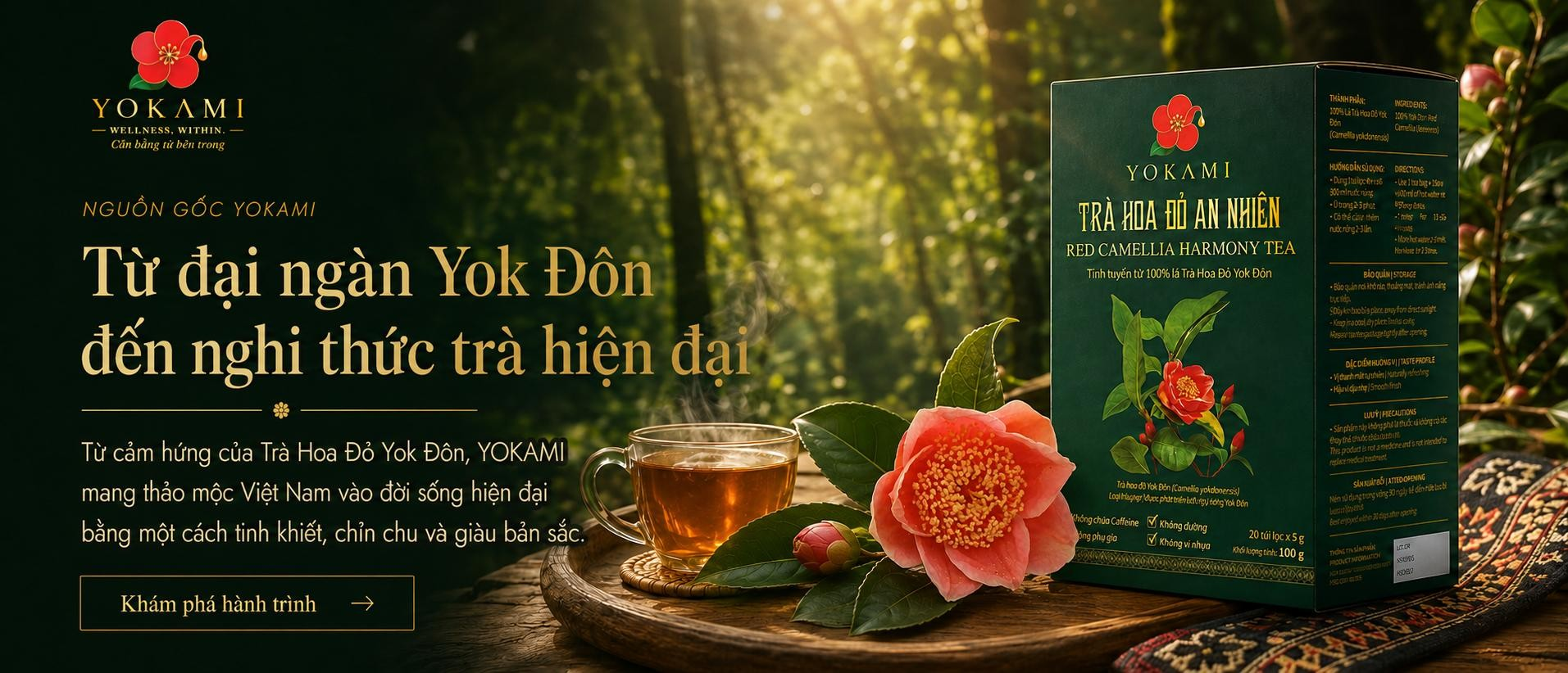 Nguồn gốc YOKAMI — Từ đại ngàn Yok Đôn đến nghi thức trà hiện đại
