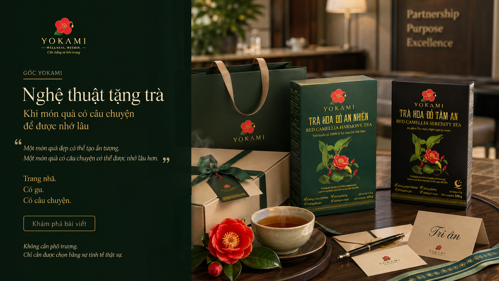 Nghệ thuật tặng trà: Khi món quà có câu chuyện để được nhớ lâu