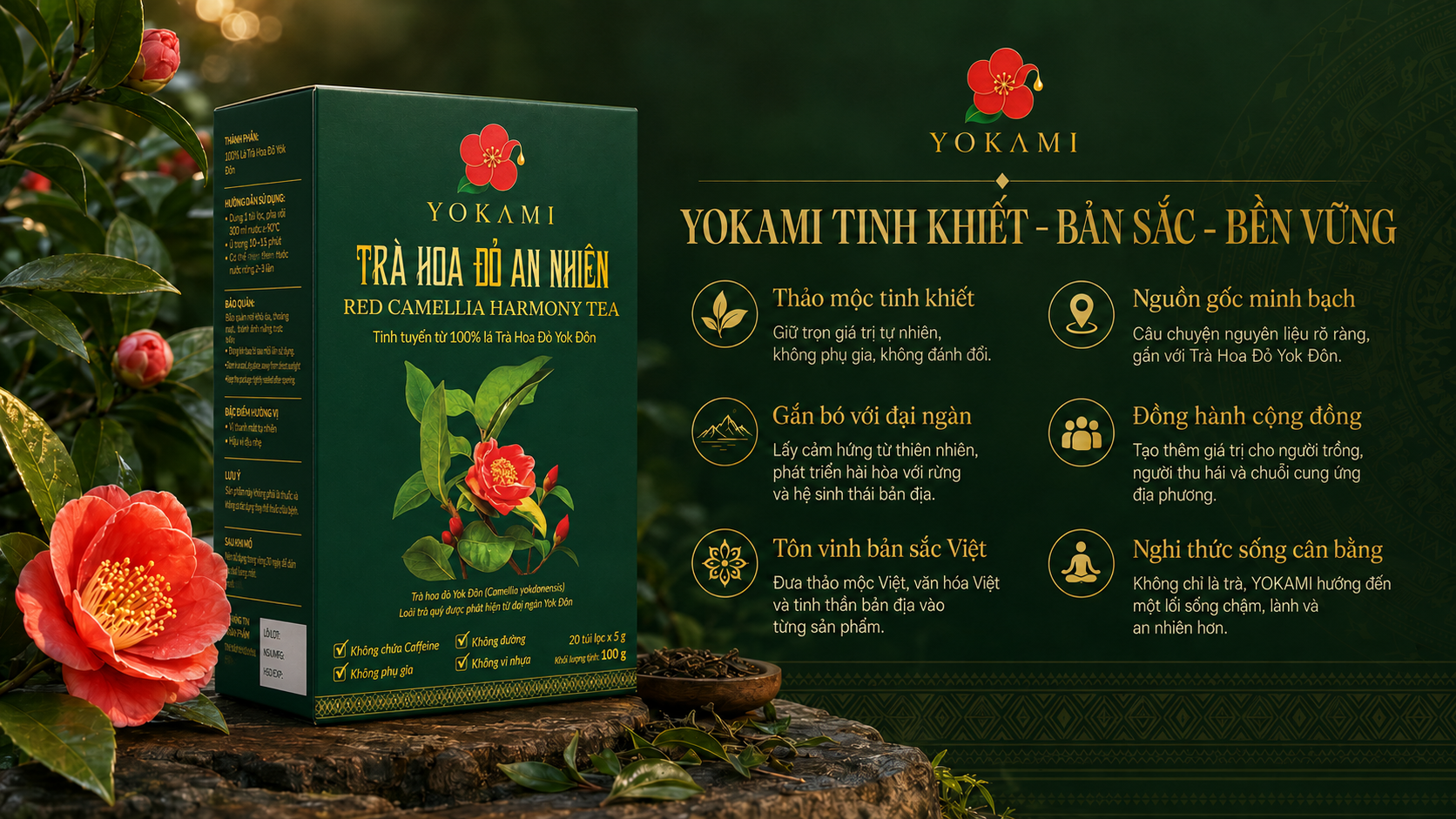 YOKAMI Tinh khiết - Bản sắc - Bền vững